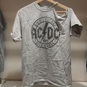 AC/DC distressed t shirt